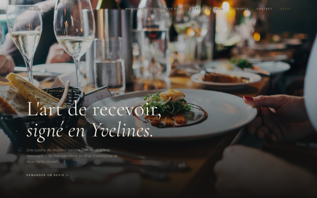 Aperçu de la maquette Gastronomique Michelin